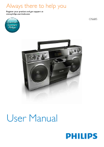 Manual Philips OS685 Stereo-set