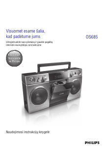 Vadovas Philips OS685 Stereofoninis rinkinys