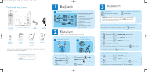 Kullanım kılavuzu Philips CD2301G Kablosuz telefon