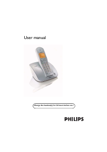 Handleiding Philips CD2301G Draadloze telefoon