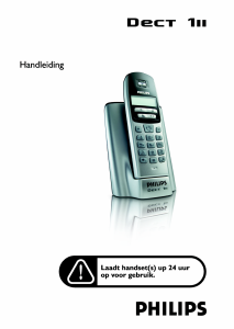 Handleiding Philips DECT1112S Draadloze telefoon