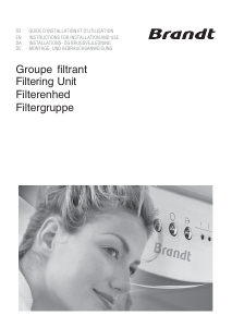 Mode d’emploi Brandt AG856WE1 Hotte aspirante