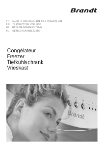 Mode d’emploi Brandt BFK232SW Congélateur