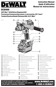 Manual de uso DeWalt DCD999B Atornillador taladrador