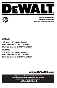 Handleiding DeWalt DCF903B Slagmoersleutel