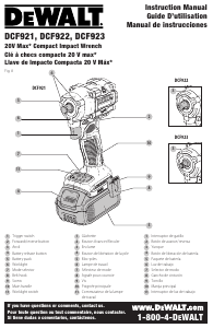 Manual DeWalt DCF921GP2 Impact Wrench