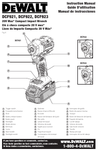 Handleiding DeWalt DCF921GP2 Slagmoersleutel