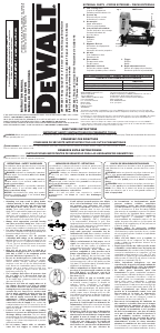 Handleiding DeWalt DWFP12231 Spijkerpistool