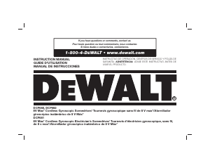 Manual de uso DeWalt DCF680N1 Atornillador