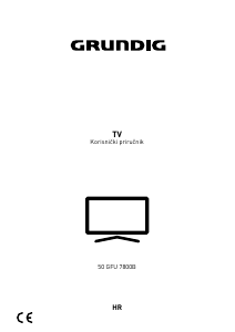 Priručnik Grundig 50 GFU 7800B LED televizor