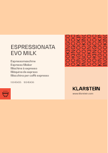 Bedienungsanleitung Klarstein 10045426 Espressionata EVO Milk Kaffeemaschine