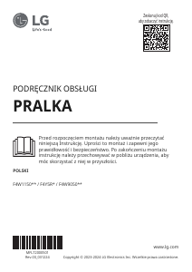 Instrukcja LG F4W90506J Pralka