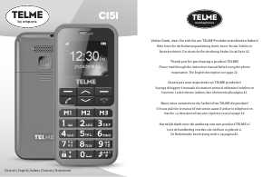 Mode d’emploi TELME C151 Téléphone portable