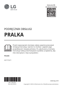 Instrukcja LG F2W9S72YW Pralka