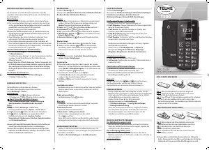 Bedienungsanleitung TELME T200 Handy