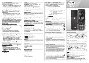 Bedienungsanleitung TELME TS100 Handy