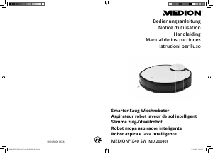 Bedienungsanleitung Medion X40 SW (MD 20040) Staubsauger
