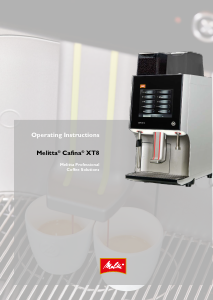 Handleiding Melitta Cafina XT8 Koffiezetapparaat