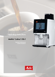 Manual Melitta Cafina XT8-F Coffee Machine