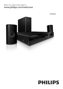 Manuale Philips HTS3231 Sistema home theater