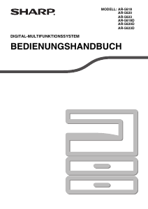 Bedienungsanleitung Sharp AR-5620 Multifunktionsdrucker