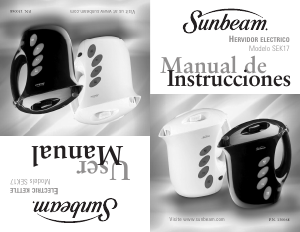 Manual de uso Sunbeam SEK17 Hervidor