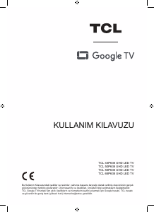 Kullanım kılavuzu TCL 43P635 LED televizyon