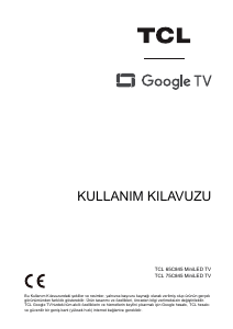 Kullanım kılavuzu TCL 75C845 MiniLED LED televizyon