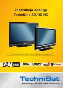 Instrukcja TechniSat TechniLine 40 HD Telewizor LED