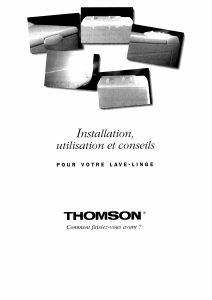 Mode d’emploi Thomson AJ73 Lave-linge