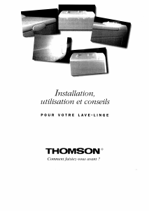 Mode d’emploi Thomson AJ1000T Lave-linge