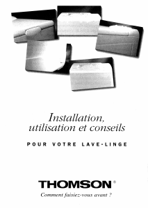 Mode d’emploi Thomson AP1100 Lave-linge