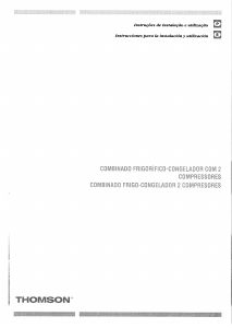 Manual de uso Thomson APOLLO3 Frigorífico combinado