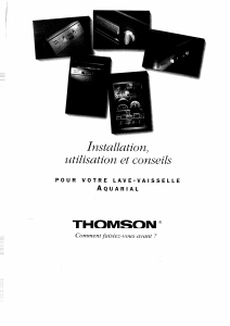 Mode d’emploi Thomson AQUA222 Lave-vaisselle