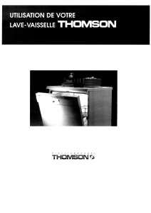 Mode d’emploi Thomson AQUA227 Lave-vaisselle