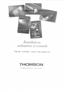 Mode d’emploi Thomson AQUA249 Lave-vaisselle