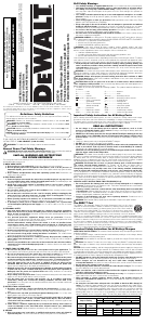 Mode d’emploi DeWalt DCD740B Perceuse visseuse