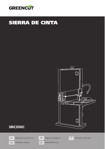 Manual Greencut SRC350C Band Saw