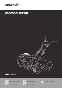 Manuale Greencut GTC220XE Coltivatore