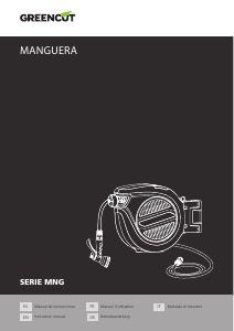 Manuale Greencut MNG100 Avvolgitubo da giardino