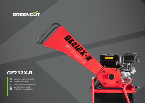 Mode d’emploi Greencut GE212X-B Broyeur à végétaux