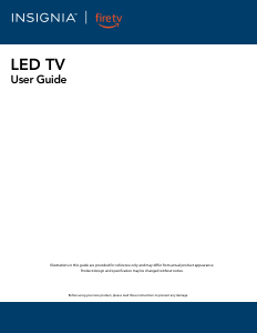 Handleiding Insignia NS-43F301NA22 LED televisie