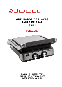 Manual de uso Jocel JGR011732 Grill de contacto