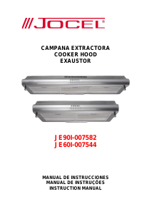 Manual de uso Jocel JE60I-007544 Campana extractora