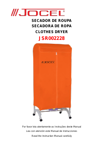 Manual Jocel JSR002228 Máquina de secar roupa