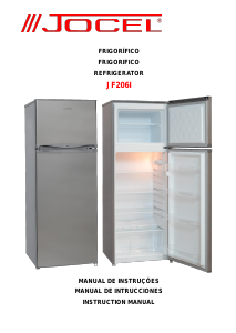 Handleiding Jocel JF-206I Koel-vries combinatie