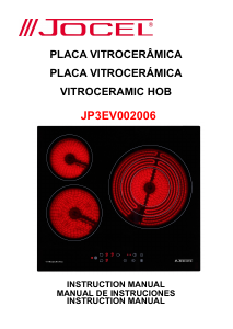 Manual Jocel JP3EV002006 Hob