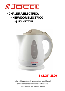 Manual de uso Jocel JCLOP-1120 Hervidor