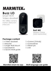 Manual Marmitek Buzz LO Doorbell