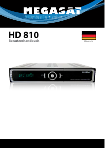 Manual Megasat HD 810 Digital Receiver